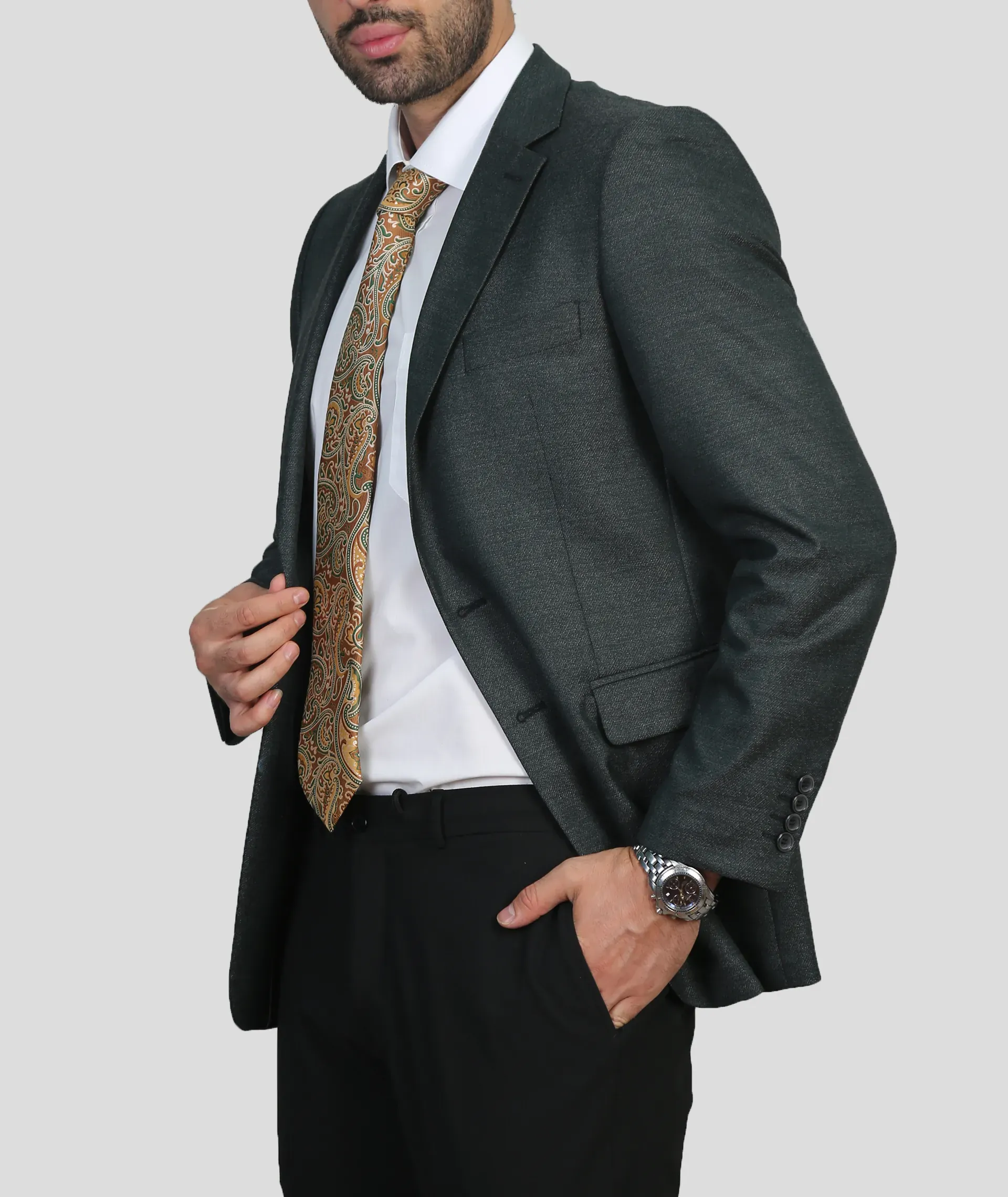  کت تک مردانه طرح دار دینارا