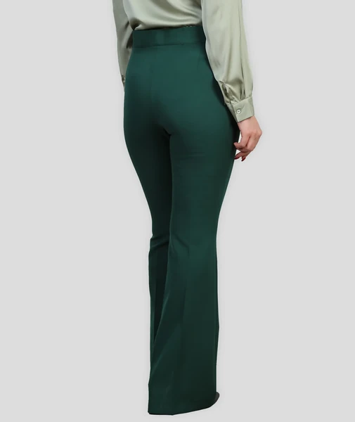 شلوار کرپ مازراتی دمپا دیبا - سبز تیره